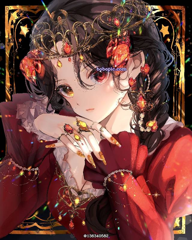 jewel, 黑发, zodiac signs, Scorpio, 异色瞳