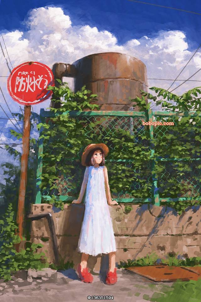 风景,夏,夏天图片