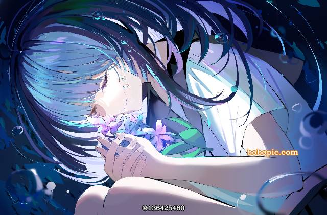女孩子, 原创, sea, 夏天, 原创, original works