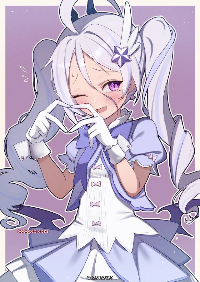 碧蓝档案, Sorasaki Hina, hairstyle change, 双手比心