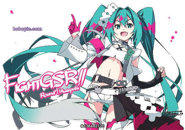 赛车Miku, 初音未来, 腹部
