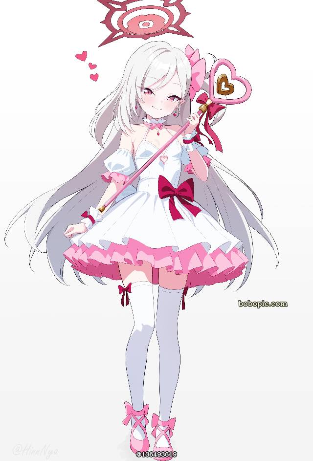 碧蓝档案, Asagi Mutsuki, 女孩子, magical girl, 过膝袜, young girl, 魅惑的大腿
