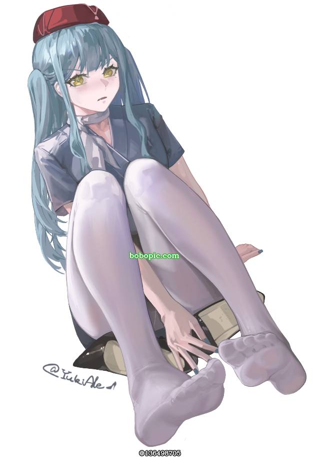 Sakiko Togawa, 白丝袜, 高跟鞋, 女孩子, 脚底, uniform, 着袜足底, 白丝足底