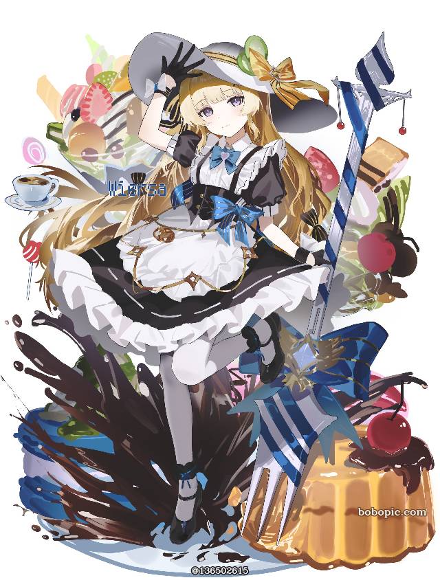 女孩子, maid outfit, Wuthering Waves, 菲比（鸣潮）