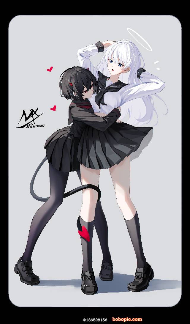 女孩子, yuri, original works, little devil