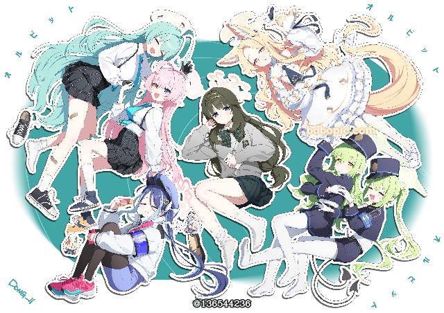 碧蓝档案, Seia Yurizono, Kuchinashi Yume, 合欢垣吹雪, 稚名䌷, Takanashi Hoshino