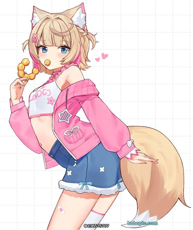 Hololive, 女孩子, 兽耳, Mococo Abyssgard