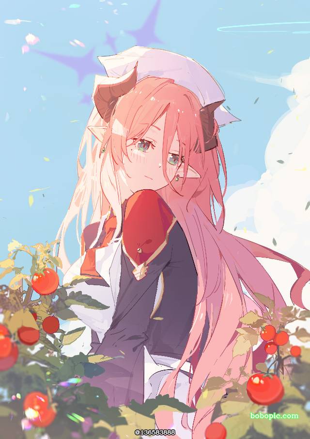 一张牛牧茱莉,蔚蓝档案,给食部绘画图片