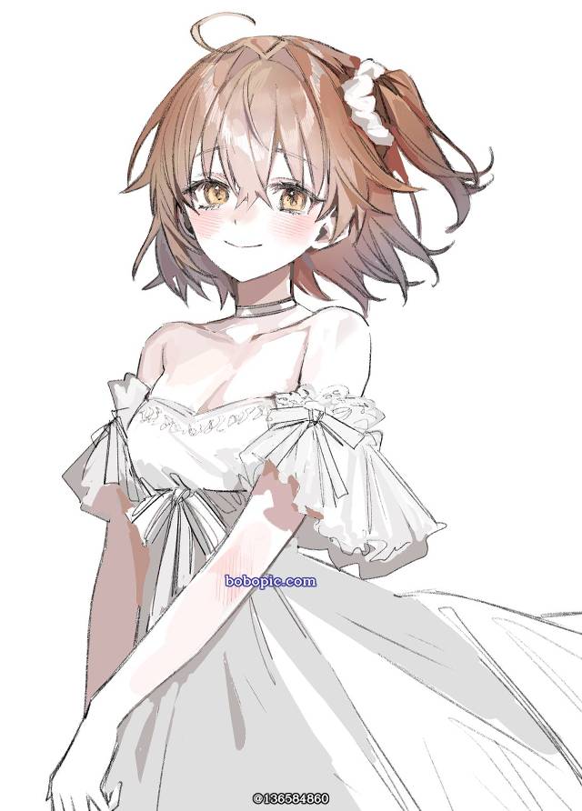 young girl, 插画, 咕哒子, Ritsuka Fujimaru