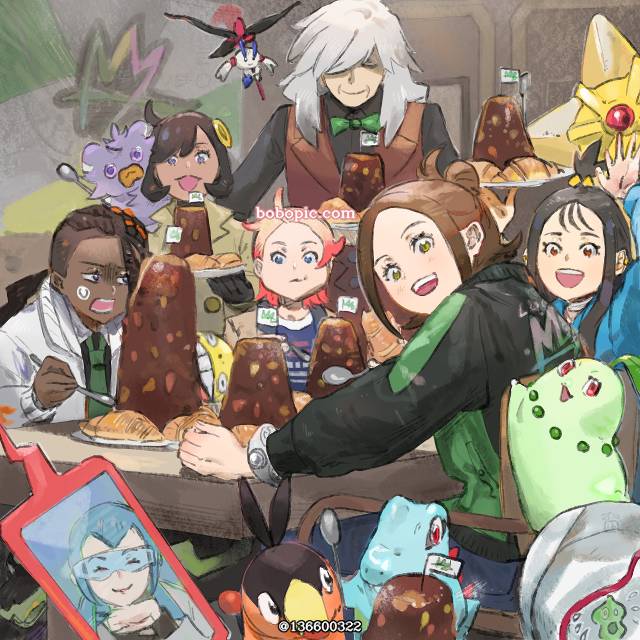 精灵宝可梦, AZ (Pokémon), Emma, 菊草叶, totodile, Tepig