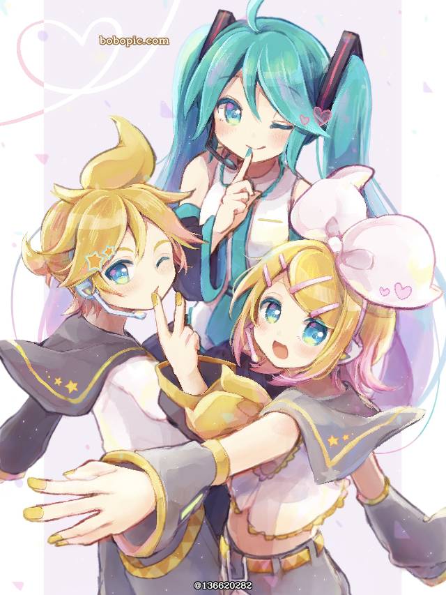 镜音连, 鏡音鈴, 初音未来