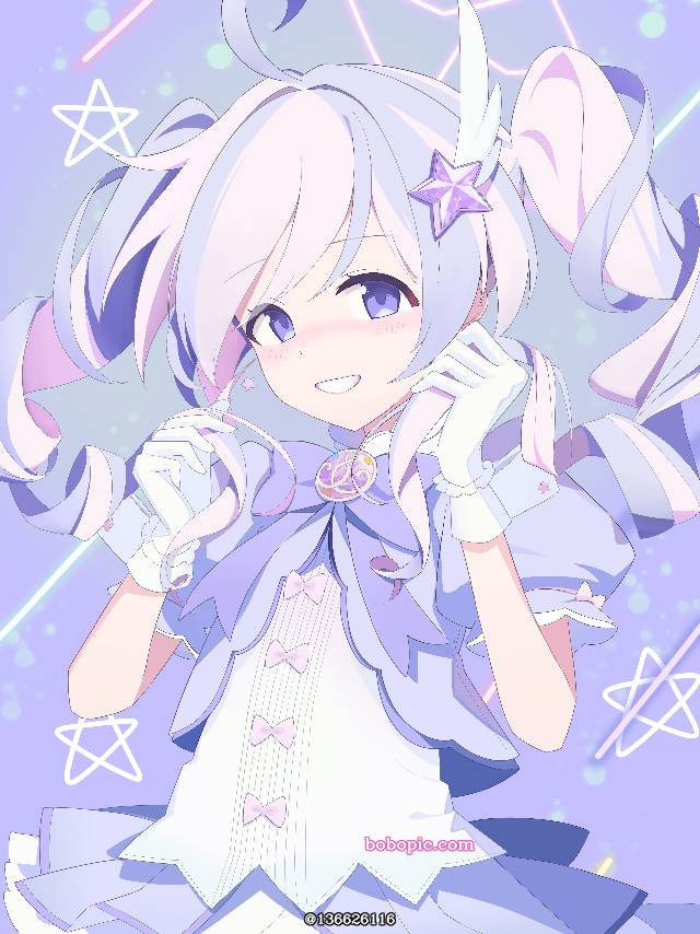 宇泽玲纱, 双钻头发型, magical girl, 宇泽玲纱, 碧蓝档案