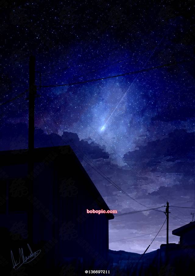 原创, sky, starry sky, night sky, 风景
