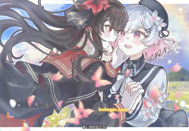 魔法少女的魔女审判, Sakuraba Ema, yuri, 女孩子, 黑发, young girl