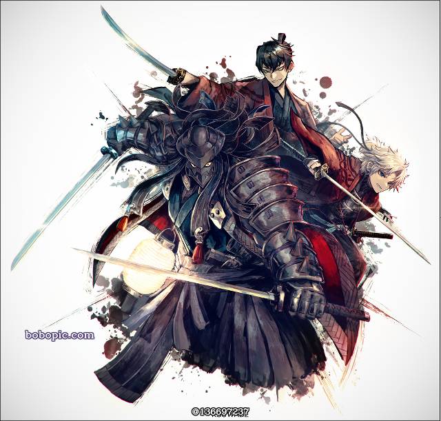 Itou Kashitarou (Fate), Hattori Takeo (Fate), group picture