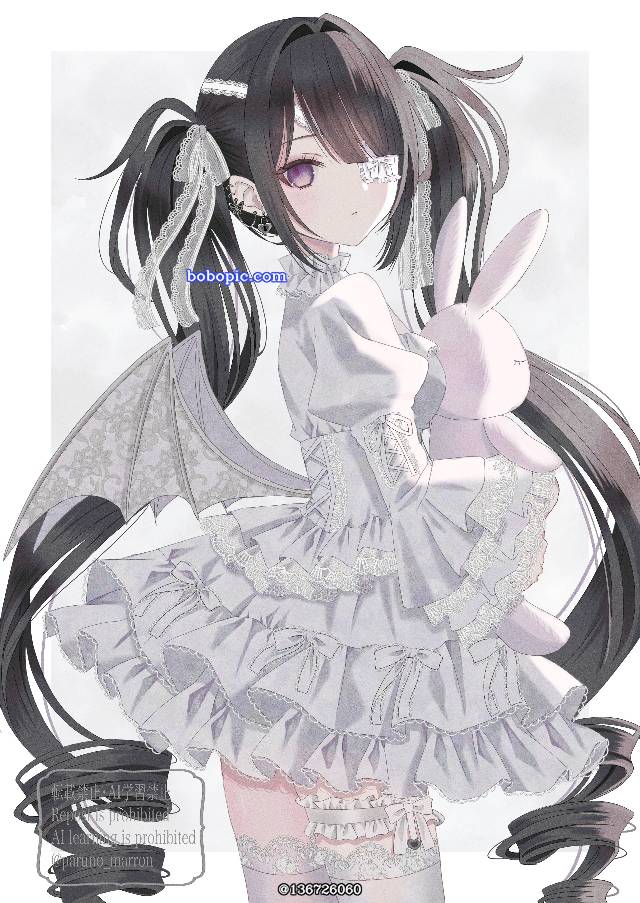 女孩子, 原创, 恶魔, 恶魔娘, 洛丽塔