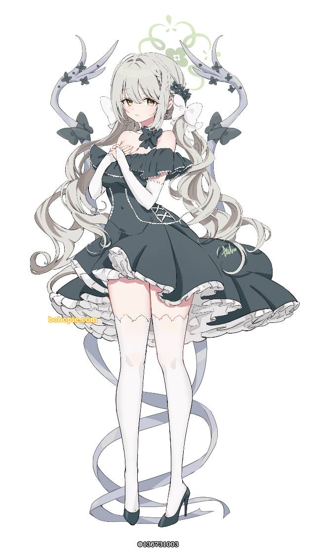 碧蓝档案, 女孩子, beautiful girl, Miyo, high heel