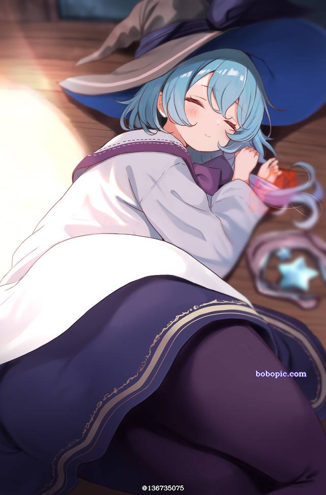 原创, 裤袜, sleeping face, witch