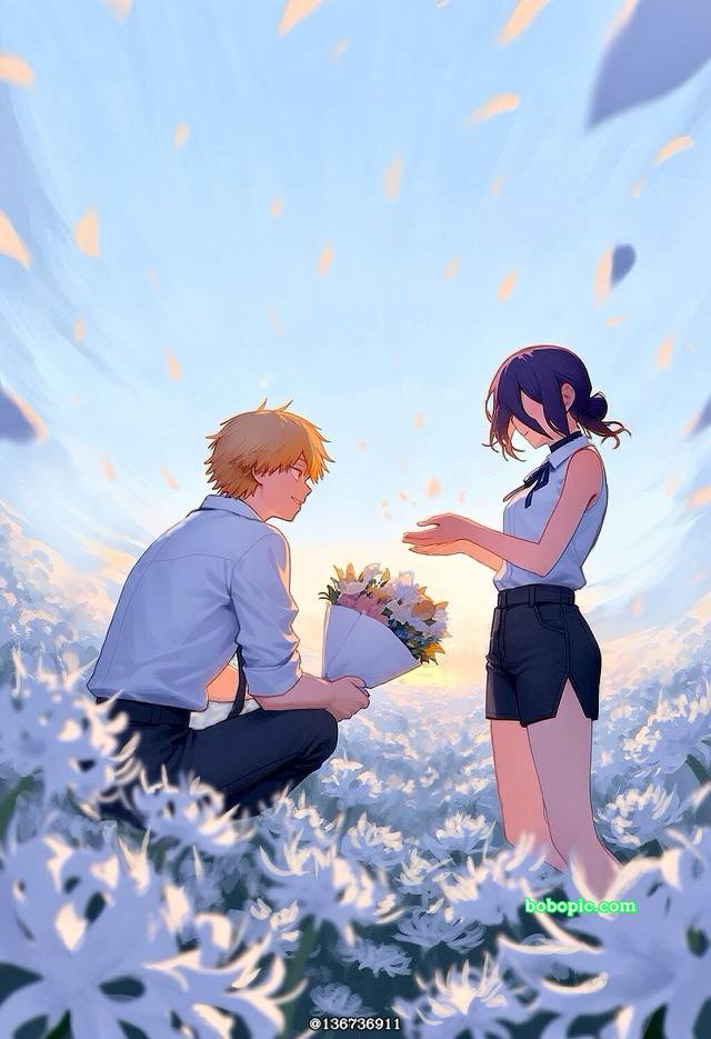 Chainsaw Man, Reze, denji, lycoris radiata, 玛奇玛, Denji × Reze, 电影