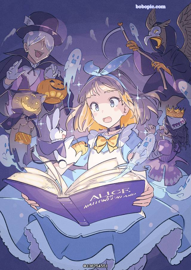 原创, 女孩子, 爱丽丝梦游仙境, 爱丽丝, 万圣节