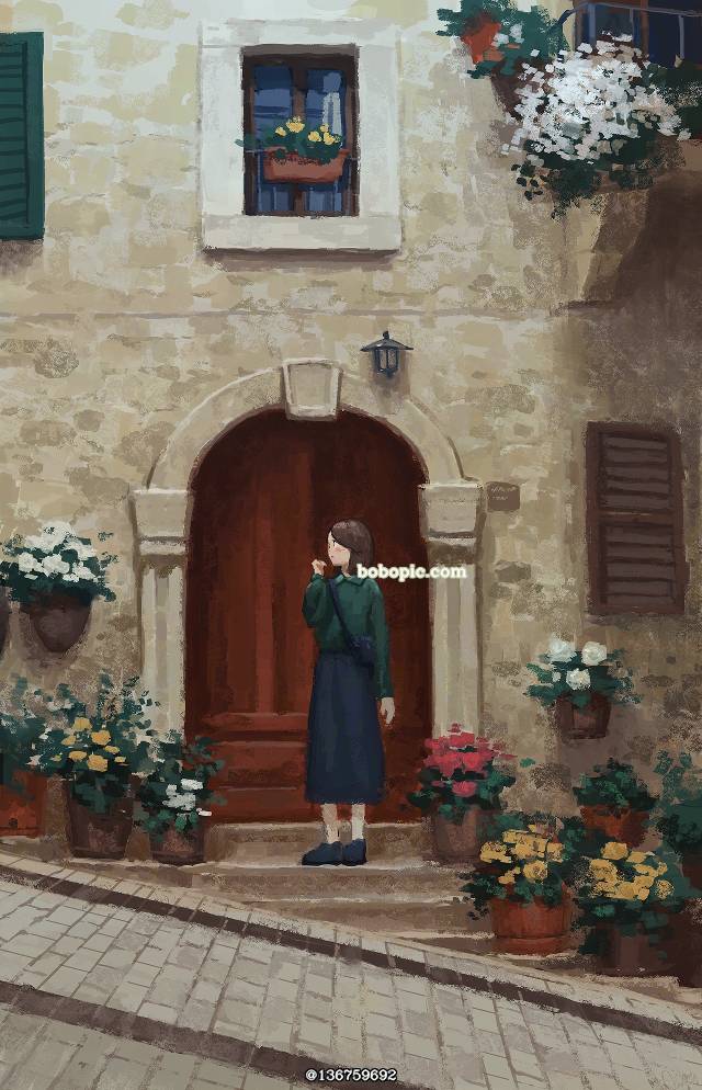 原创, 女孩子, 风景, background, impressionist