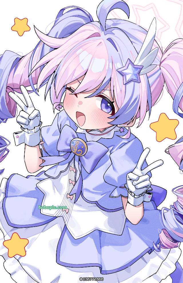 碧蓝档案, 宇泽玲纱, 双手V手势