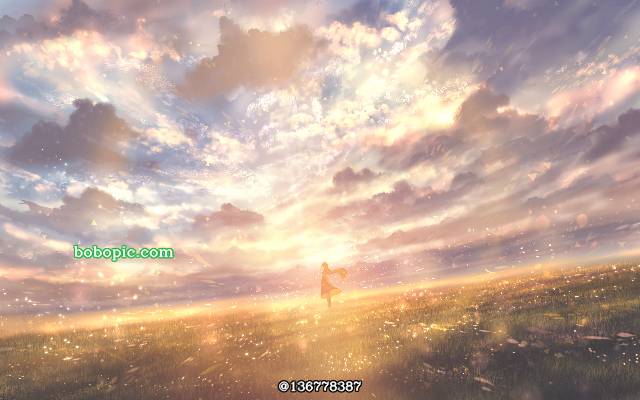 原创, 女孩子, 风景, sky