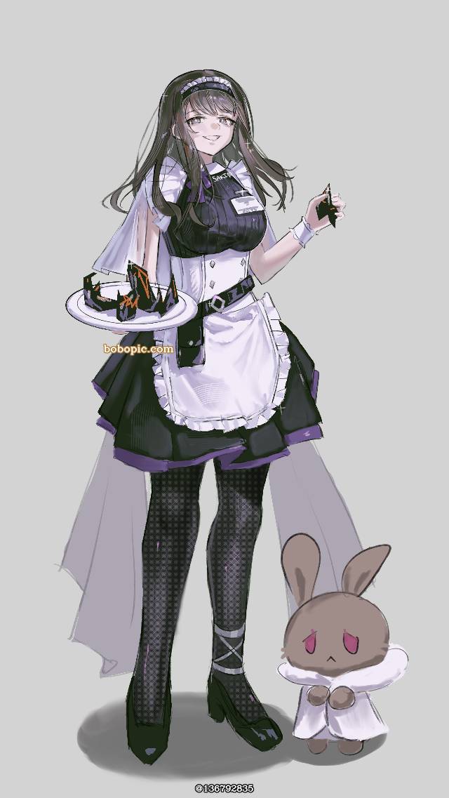 100 Day Challenge, 明日方舟, maid, 普瑞赛斯（明日方舟）, 黑丝袜