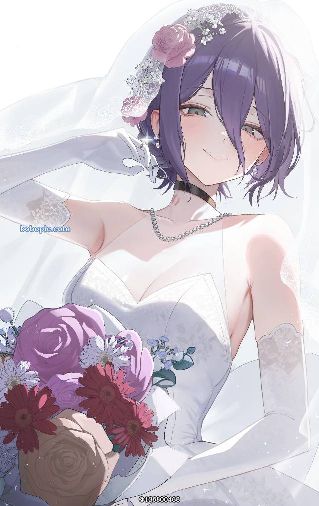 Reze, Chainsaw Man, 腋下, 婚纱, 婚纱, 电锯人500收藏