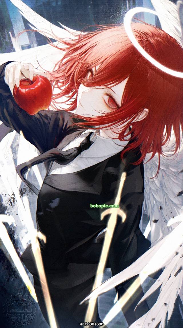 Chainsaw Man, red hair, 天使的恶魔, Angel, 西装, 电锯人100收藏
