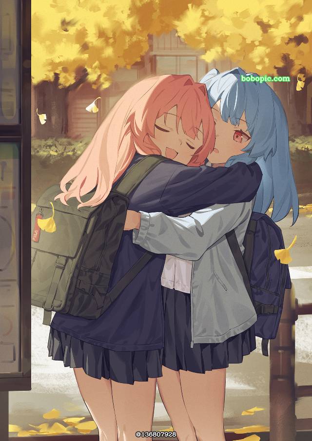 Akane Kotonoha, Aoi Kotonoha, Kotonoha sisters, 拥抱