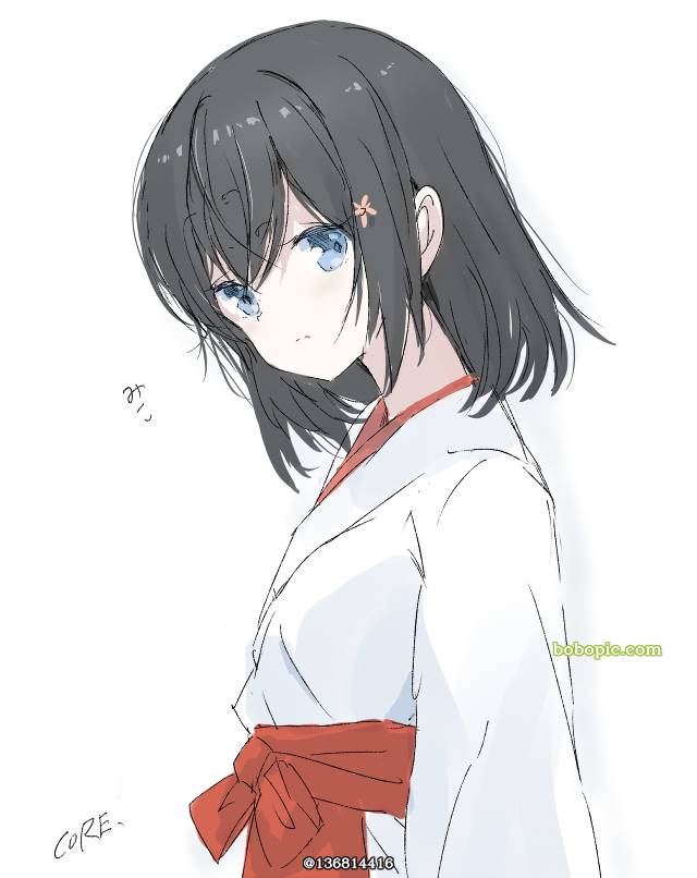 原创, 女孩子, miko, young girl, 原创, 涂鸦, 黑发, Original 500+ bookmarks