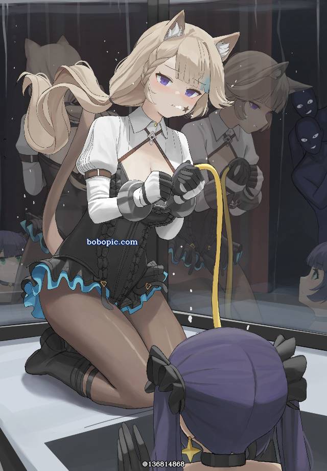 莫娜（原神）, 水下, Mona, 琳妮特（原神）, 琳妮特, Genshin Impact, cat ears