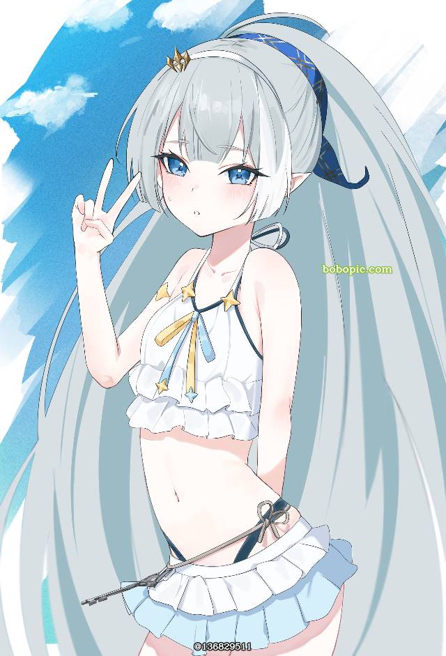 devil, Stella Sora, 泳装, 女孩子, 肚脐