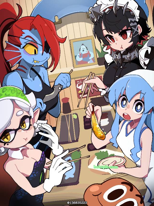 Ellen Joe, Undertale, 漆弹大作战, 萤, 侵略！乌贼娘, 乌贼娘