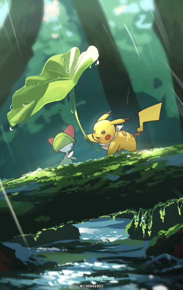 精灵宝可梦, 皮卡丘, Ralts, Pokemon 100+ bookmarks