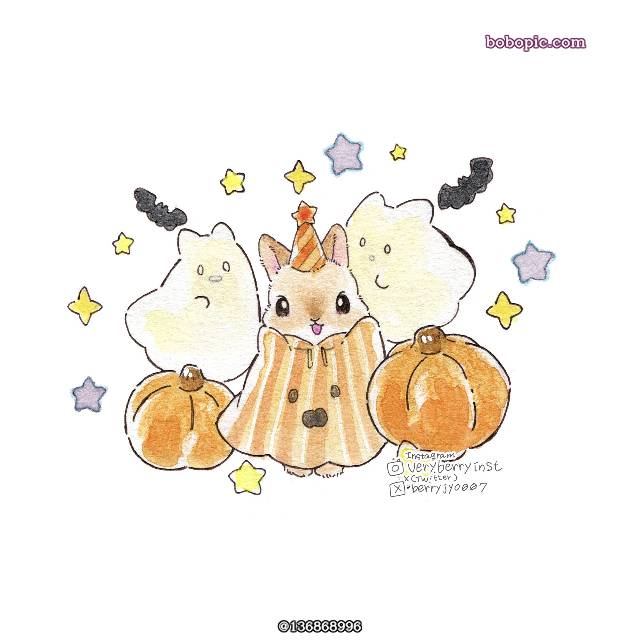 原创, 兔子, 万圣节