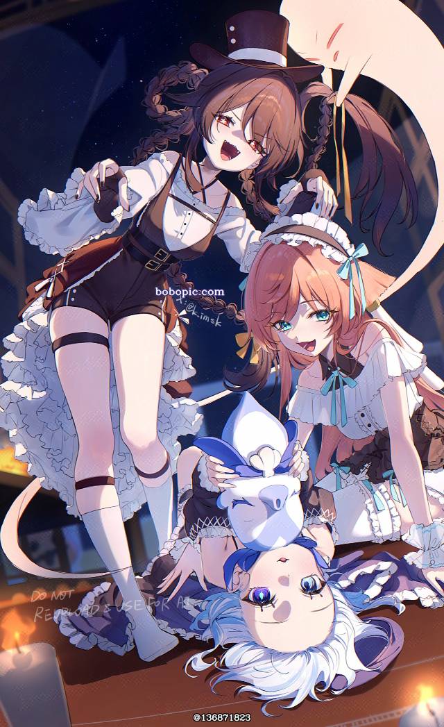 Genshin Impact, 芙宁娜, Yanfei, Hu Tao (Genshin Impact)