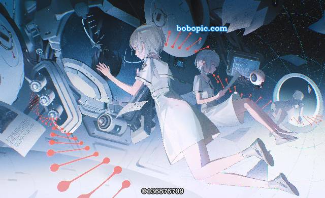 女孩子, background