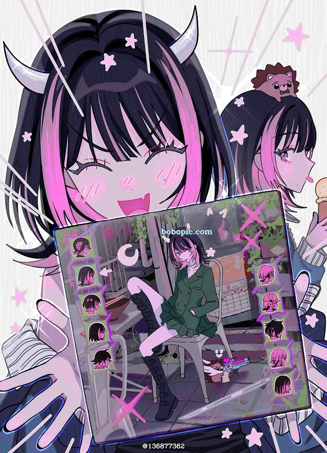 女孩子, 原创, 永远是深夜有多好, illustration