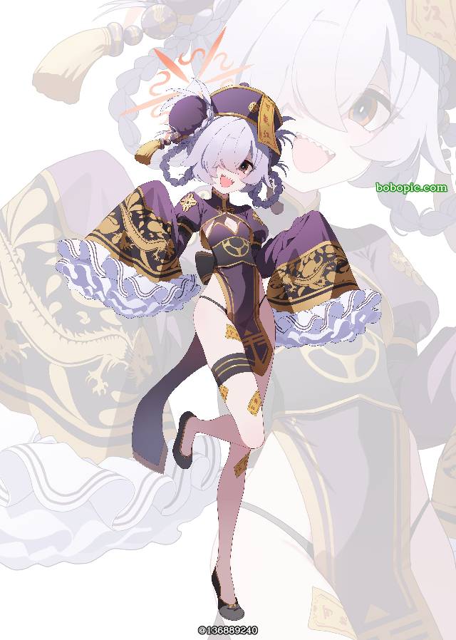 碧蓝档案, 板垣鹿江, 僵尸, beautiful girl, 平胸, 大腿, 胖次, 万圣节