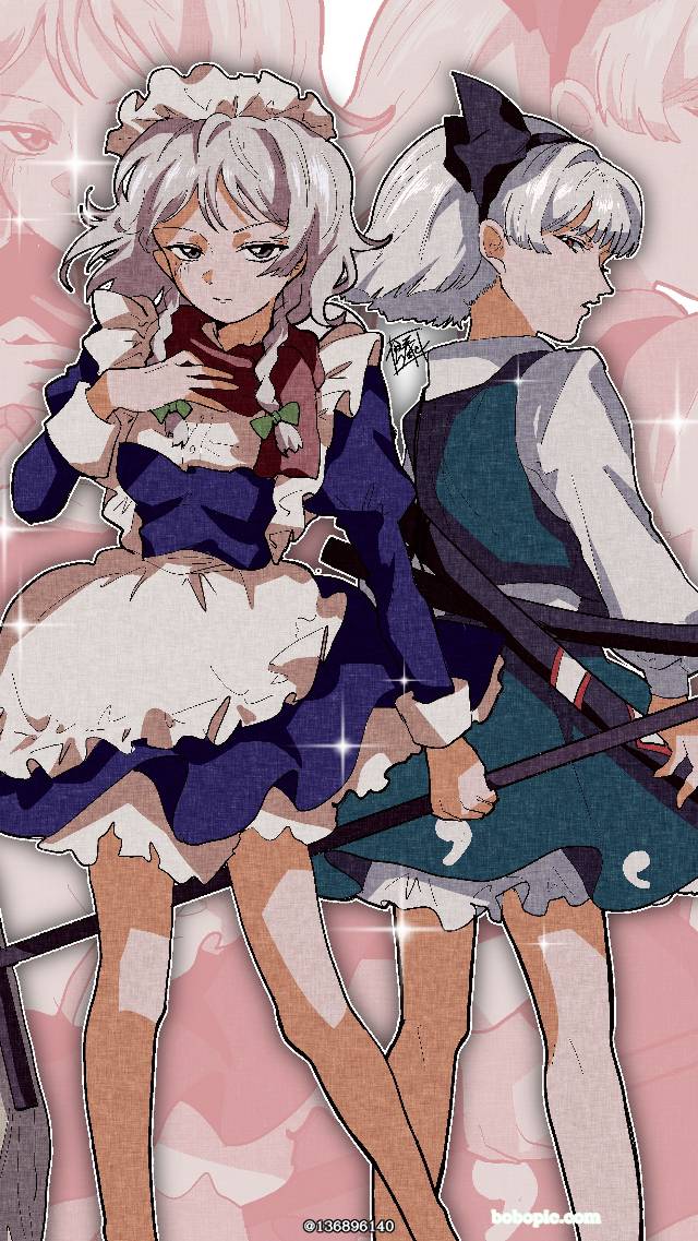 sakuya izayoi, 魂魄妖梦, 东方妖妖梦, 东方Project, 东方