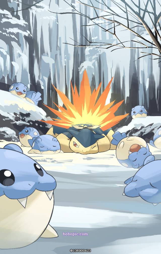 精灵宝可梦, 火暴兽, Spheal, Pokemon 100+ bookmarks