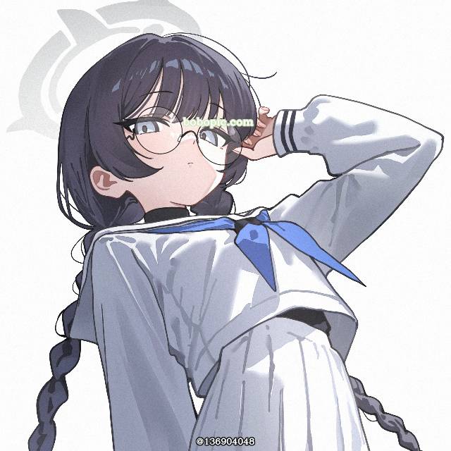 碧蓝档案, 萝莉, 妃咲, 妃咲（蔚蓝档案）, 龙华妃咲, 平胸, 大腿, 水手服