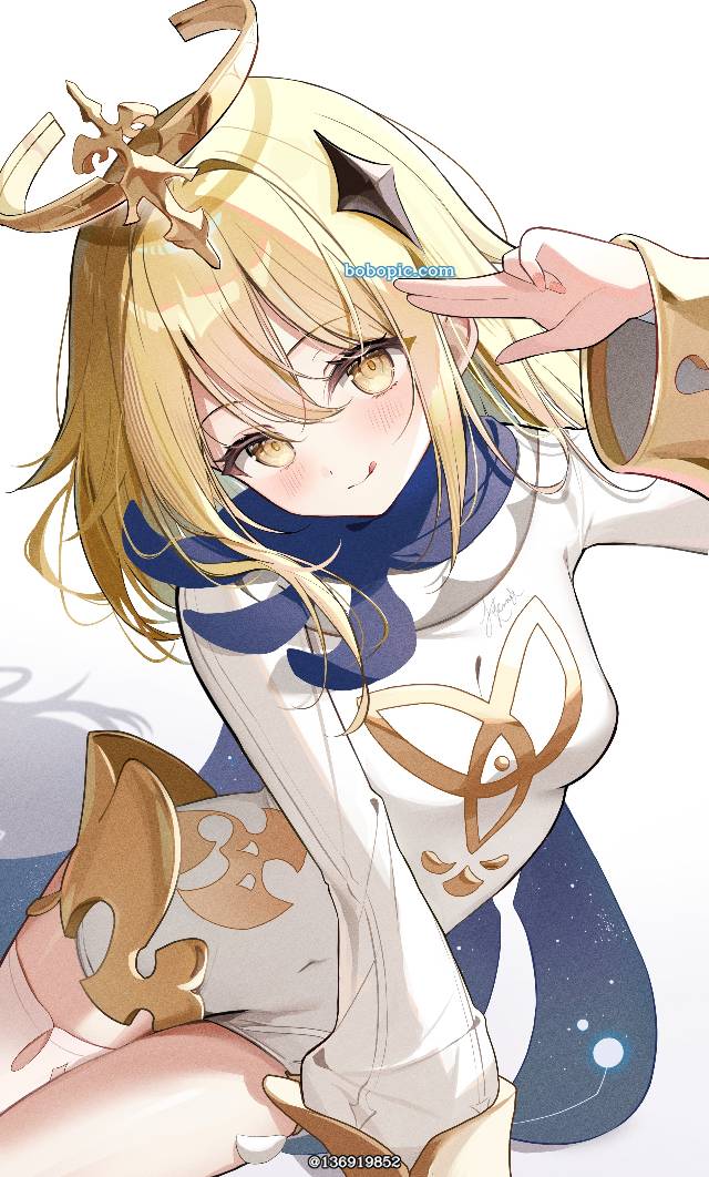 Genshin Impact, 萤（原神）, 女孩子, 可爱, 万圣节, 派蒙（原神）