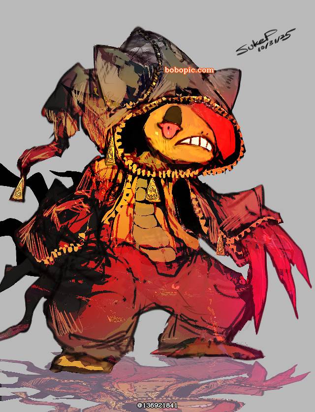 万圣节, scrafty, 精灵宝可梦, 口袋妖怪, Mega Evolution, Mega Banette