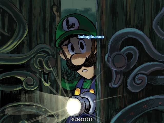 Luigi's Mansion, 路易, 超级马里奥