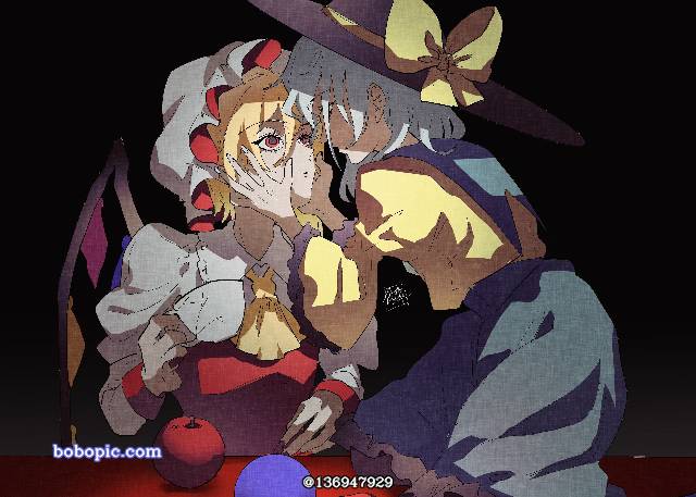 古明地恋x芙兰朵露, 芙兰朵露・斯卡蕾特, 古明地恋, 东方Project, 东方