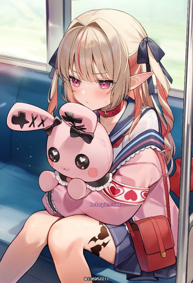 虚拟主播, 女孩子, 彩虹社, Ririmu Makaino, plushie