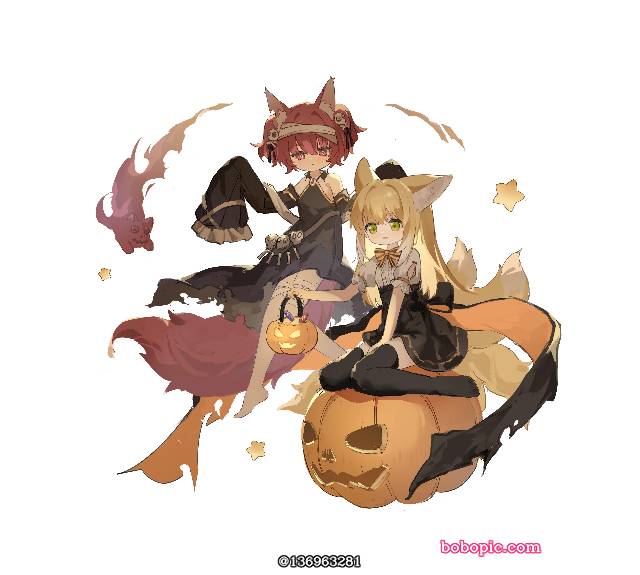 Arknights, lily of the valley, Shamare, Halloween